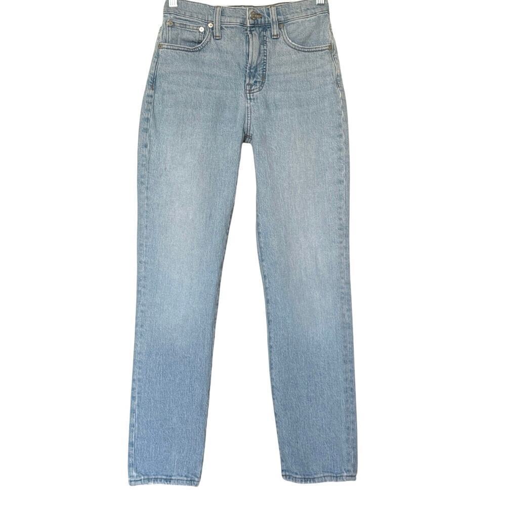 Madewell The Perfect Vintage Jean High Rise Light Wash Women’s Size 25 - Picture 2 of 11